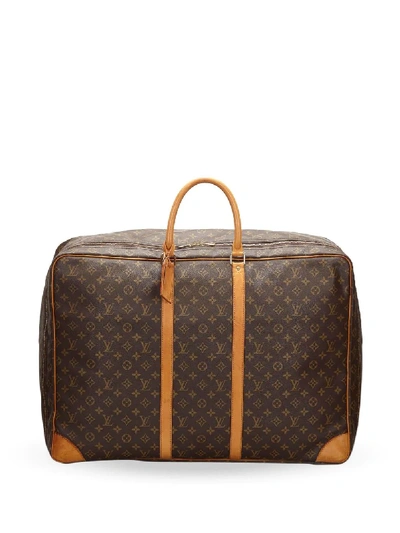 Pre-owned Louis Vuitton 1994  Monogram Holdall In Brown