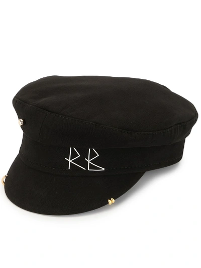 Ruslan Baginskiy Stitch Logo Bake Boy Hat In Black