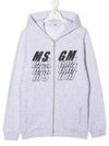 MSGM TEEN GRAPHIC PRINT HOODIE