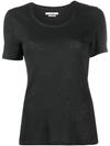Isabel Marant Étoile Killian Slim-fit Linen T-shirt In Black