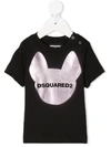 DSQUARED2 LOGO-PRINT COTTON T-SHIRT