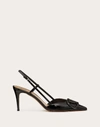 Valentino Vlogo Pointed Toe Slingback Pump In Black