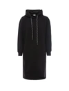 MONCLER MONCLER LOGO HOODIE DRESS