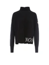 MONCLER MONCLER LOGO TURTLENECK KNIT JUMPER