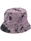 OFF-WHITE MARBLE-EFFECT BUCKET HAT