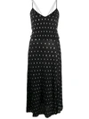 ROTATE BIRGER CHRISTENSEN OFELIA POLKA-DOT MIDI DRESS