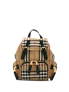 BURBERRY SMALL CHECK-PRINT BACKPACK