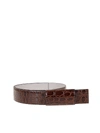 MARNI LEATHER BELT IN BROWN