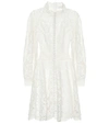 ZIMMERMANN BELLS LINEN AND COTTON MINIDRESS,P00478661