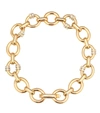 CHLOÉ GOLD-PLATED CHOKER WITH WHITE CRYSTALS,P00480503