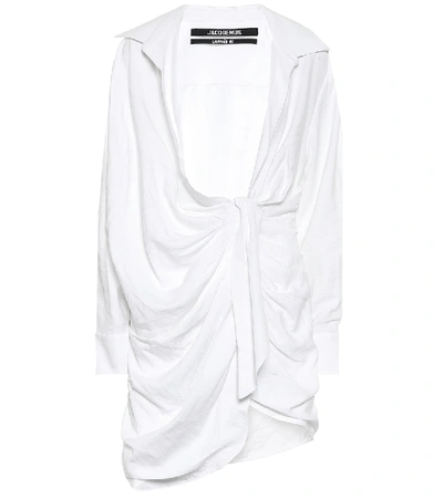 Jacquemus La Robe Bahia Mini Dress In White