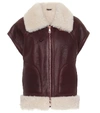 SEE BY CHLOÉ SHEARLING AND LEATHER JACKET,P00482949