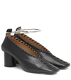 JIL SANDER LEATHER PUMPS,P00489903