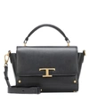 TOD'S TIMELESS T SMALL LEATHER TOTE,P00495112