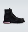 Moncler Vancouver Ankle Boots In Black In Black