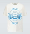 GUCCI GUCCI DISK OVERSIZED T-SHIRT,P00491392