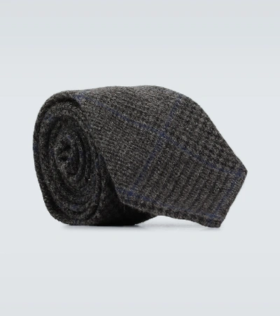 Ralph Lauren Cashmere Tie In Grey