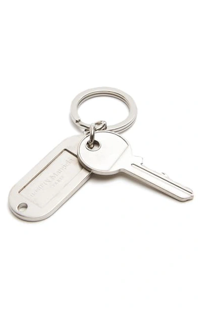 Maison Margiela Palladio Key Ring In Silver