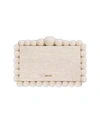 Cult Gaia Women's Eos Beaded Box Clutch In Yellow Quartz