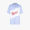 GUCCI OVERSIZED LOGO BOWLING SHIRT