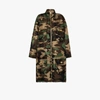 MOSCHINO OVERSIZED CAMOUFLAGE PRINT PADDED COAT,A0605555515011779