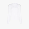 RTA WHITE ABIGAIL KNITTED COTTON SWEATER,WU0697136WHT15483710