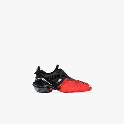Balenciaga Men's Tyrex Mesh And Rubber Mid-top Trainers In Multicolor
