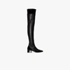 LOEWE BLACK STRETCH 40 THIGH-HIGH LEATHER BOOTS,L815S04X0215258832