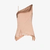 ROLAND MOURET PINK FIRA DRAPED TOP,PW20S0953F002115171854