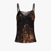 PACO RABANNE FLORAL PRINT CAMISOLE TOP,20ACTO158P0020815365097