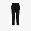 Dolce & Gabbana Rear Logo Patched Track Pants In Black