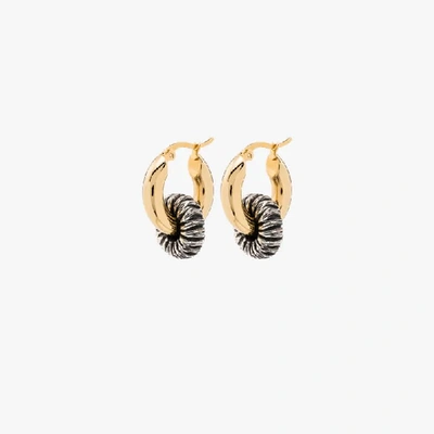 By Alona Gold And Silver Tone Madeline Hoop Earrings In Metallic