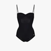 Dolce & Gabbana Lycra One Piece Bathing Suit In Black