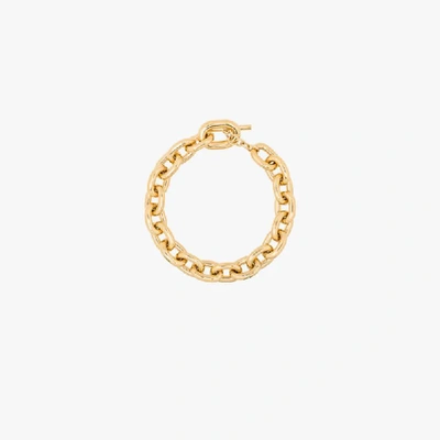 Paco Rabanne Gold Tone Link Necklace