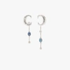 CHLOÉ SILVER TONE DARCEY PEARL DROP EARRINGS,C20AFE75CP69DGTU15178485