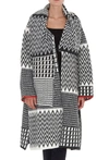 STELLA MCCARTNEY STELLA MCCARTNEY PATTERNED SCARF COAT