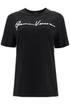 VERSACE VERSACE EMBROIDERED GV SIGNATURE T