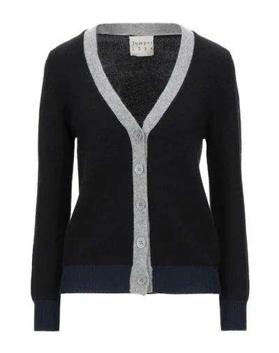 Jumper 1234 Cardigan In Black