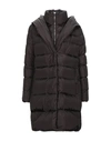 Add Down Jackets In Dark Brown