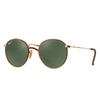 RAY BAN ROUND CRAFT SUNGLASSES GOLD FRAME YELLOW LENSES 50-21