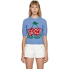 GUCCI Blue 'Beverly Hills' Sweater
