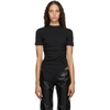 ANDERSSON BELL ANDERSSON BELL BLACK ASYMMETRIC CINDY T-SHIRT