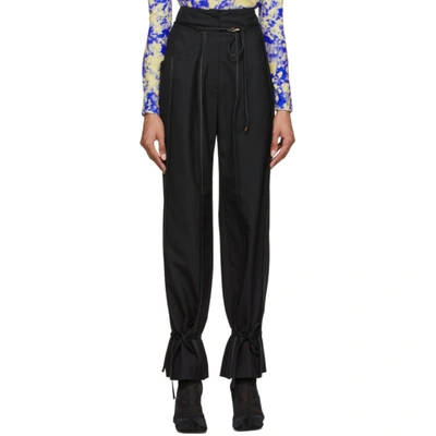 Andersson Bell Black Katina Ankle String Trousers