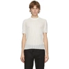 DION LEE WHITE FLOAT T-SHIRT