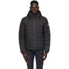 Canada Goose Lodge Slim-fit Nylon-ripstop Hooded Down Jacket In Black