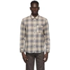 APC BEIGE PLAID JOHN SHIRT