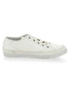 John Varvatos Jet Lace-up Low Top Sneakers In White