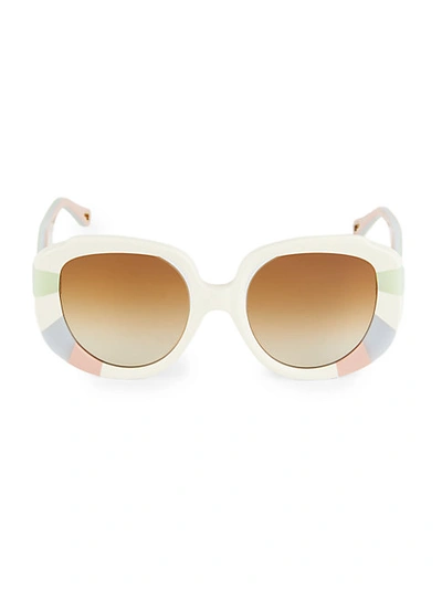 Chloé Rai 59mm Sunglasses In Pastel Rainbow