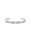 Fendi F Is  Cuff Bracelet In Silver