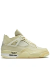Nike X Off-white Air Jordan 4 Retro Sp "sail" Sneakers In White